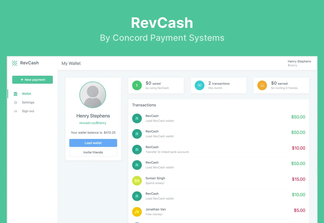 RevCash screenshot